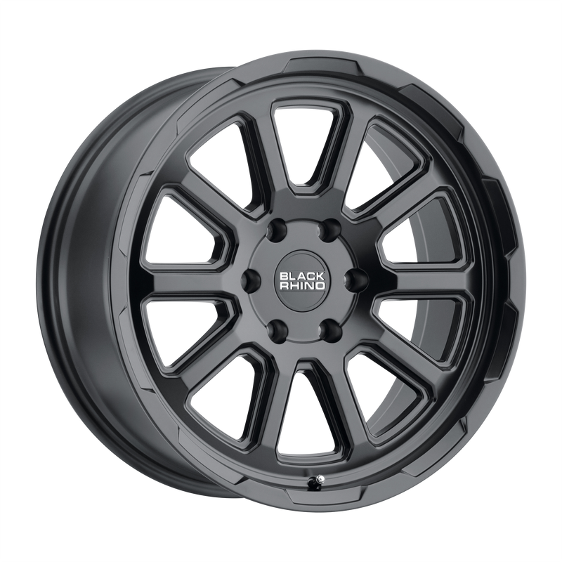 Black Rhino - CHASE - Gunmetal - MATTE BLACK - 20" x 9", 12 Offset, 6x120 (Bolt Pattern), 67.06mm HUB
