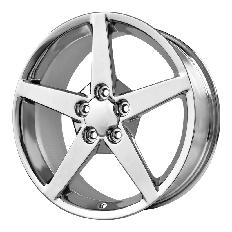 OE Creations - PR114 - Chrome - CHROME - 17" x 8.5", 54 Offset, 5x120.65 (Bolt Pattern), 70.7mm HUB