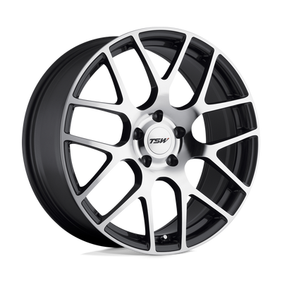 TSW Wheels - NURBURGRING - Gunmetal - Gunmetal with Mirror Cut Face - 22" x 10.5", 56 Offset, 5x130 (Bolt Pattern), 71.5mm HUB