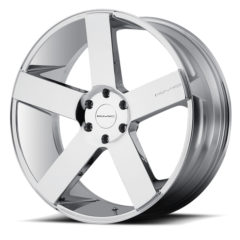 KMC Wheels - KM690 MC 5 - Chrome - Chrome - 22" x 9", 15 Offset, 5x139.7 (Bolt Pattern), 108mm HUB