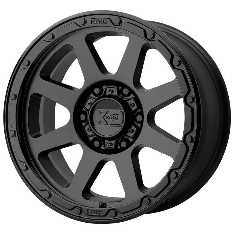 XD Series - XD134 ADDICT 2 - Black - Matte Black - 17" x 9", 18 Offset, 6x135 (Bolt Pattern), 87.1mm HUB