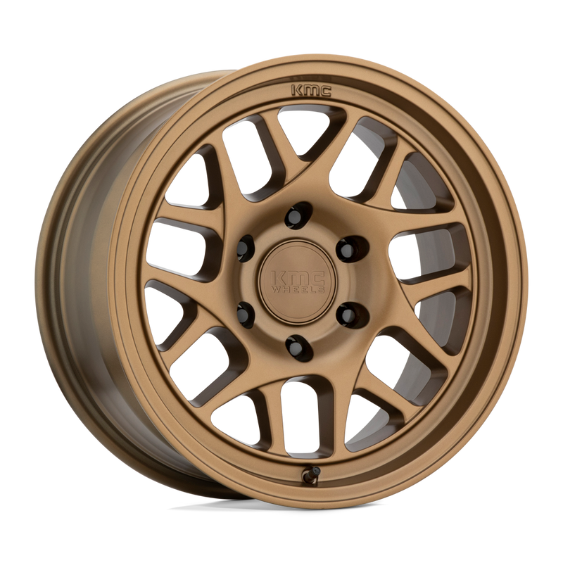 KMC Wheels - KM717 BULLY OL - Bronze - MATTE BRONZE - 17" x 8.5", 18 Offset, 6x114.3 (Bolt Pattern), 66.1mm HUB