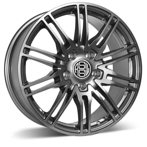 RSSW - Corsa - Gunmetal - Gun metal - 19" x 8.5", 45 Offset, 5x130 (Bolt Pattern), 71.6mm HUB