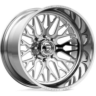 Fuel - FF109 - Polished - 24" x 14", -73 Offset, 8x170 (Bolt pattern), 125mm HUB