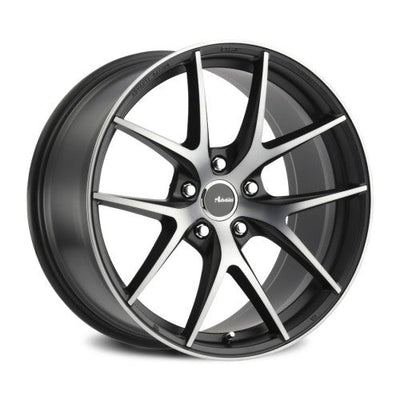 Advanti - Vigoroso - Black - Matte Black Matte Clear - 18" x 8", 45 Offset, 5x114.3 (Bolt Pattern), 73.1mm HUB