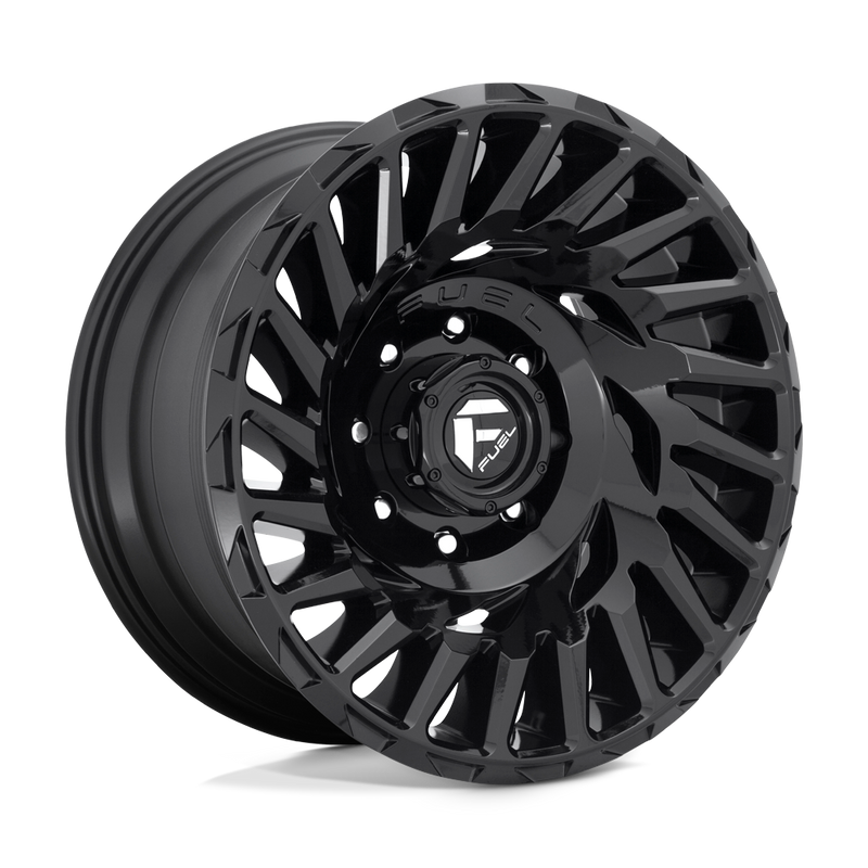 Fuel - D682 CYCLONE - Black - GLOSS BLACK - 20" x 10", -18 Offset, 5x127 (Bolt Pattern), 71.5mm HUB