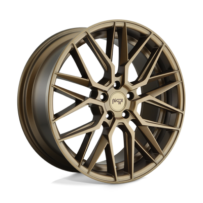 Niche - M191 GAMMA - Bronze - MATTE BRONZE - 20" x 10.5", 27 Offset, 5x112 (Bolt Pattern), 66.6mm HUB