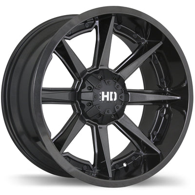 Fast HD - Grinder - Gunmetal - Anthracite - 20" x 10", -13 Offset, 6x135/139.7 (Bolt Pattern), 106.1mm HUB