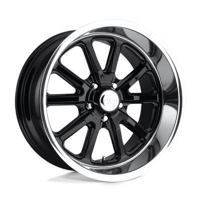 US Mag - U121 RAMBLER - Black - GLOSS BLACK - 20" x 9.5", 1 Offset, 5x120.65 (Bolt Pattern), 72.6mm HUB