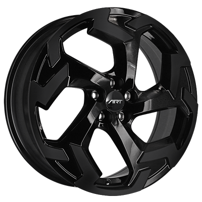 ART - Replica 221 - Black - Gloss Black - 17" x 7", 45 Offset, 5x100 (Bolt Pattern), 56.1mm HUB
