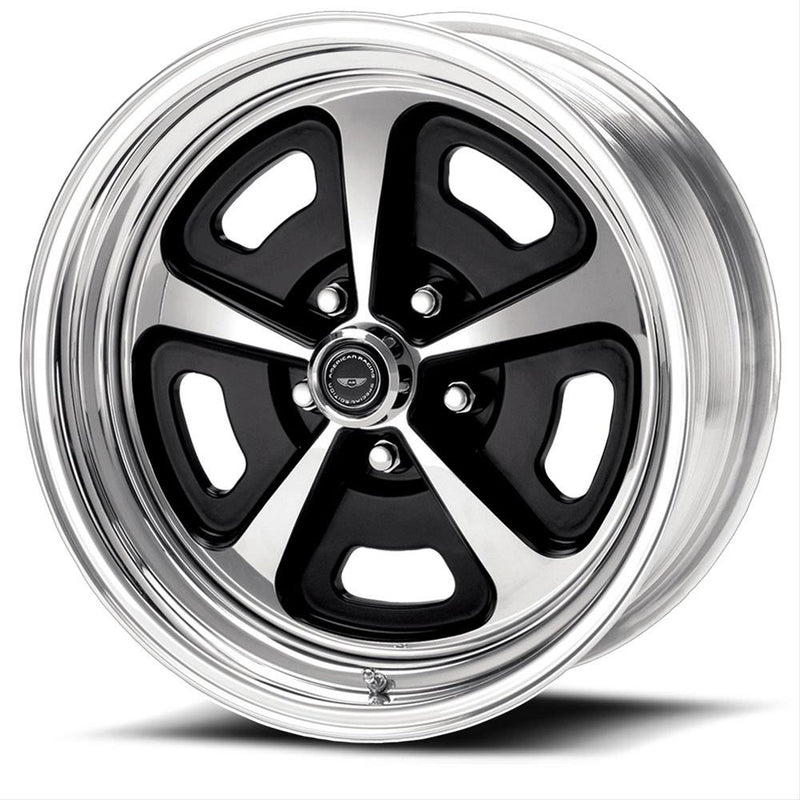 American Racing Vintage - VN500 - Silver - POLISHED - 17" x 8", 0 Offset, 5x114.3 (Bolt Pattern), 83.06mm HUB
