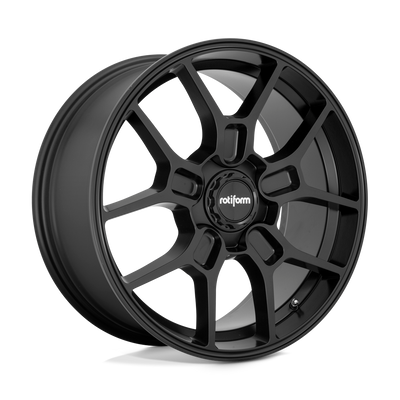 Rotiform - R177 ZMO - Black - MATTE BLACK - 19" x 8.5", 35 Offset, 5x120 (Bolt Pattern), 72.6mm HUB