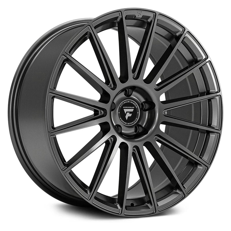 Fittipaldi Sport - FS363 - Grey - Gloss Graphite - 22" x 9.5", 38 Offset, 5x120 (Bolt pattern), 74.10mm HUB