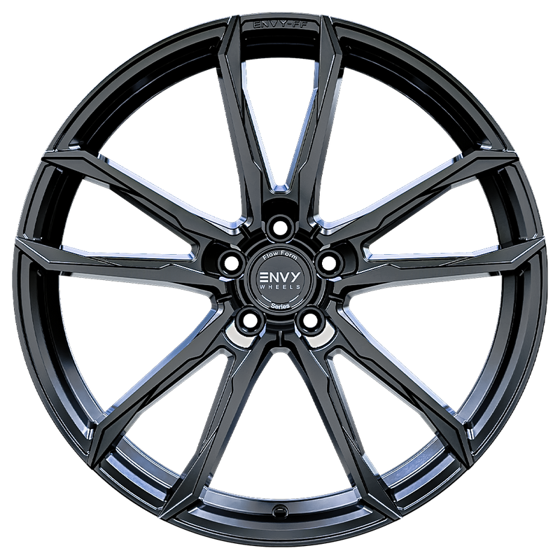 Envy Wheels - FF1LM - Gunmetal - LIQUID METAL - 18" x 8", 40 Offset, 5x120 (Bolt Pattern), 72.6mm HUB