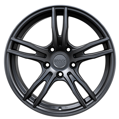 Envy Wheels - EV-5 - Gunmetal - TITANIUM - 18" x 8", 35 Offset, 5x114.3 (Bolt Pattern), 60.1mm HUB