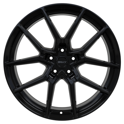 Envy Wheels - RE-5 - Black - SATIN BLACK - 20" x 8", 40 Offset, 5x120 (Bolt Pattern), 64.1mm HUB