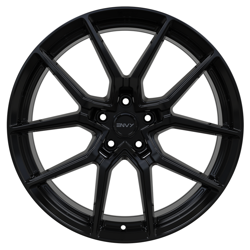 Envy Wheels - RE-5 - Black - SATIN BLACK - 17" x 7.5", 40 Offset, 5x114.3 (Bolt Pattern), 64.1mm HUB