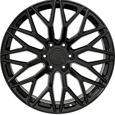 Envy Wheels - FF-2 - Black - GLOSS BLACK - 20" x 9", 25 Offset, 6x139.7 (Bolt Pattern), 78.1mm HUB