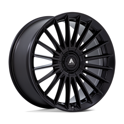 Asanti Black - AB048 VICEROY - Black - Matte Black - 22" x 9", 38 Offset, 5x108/114.3 (Bolt pattern), 72.56mm HUB