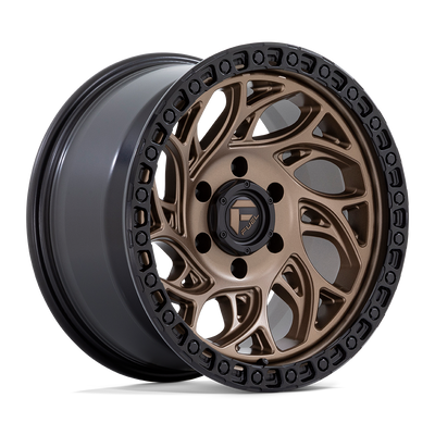 Fuel - D841 RUNNER OR - Bronze - Bronze with Black Ring - 18" x 9", -12 Offset, 6x139.7 (Bolt pattern), 106.1mm HUB