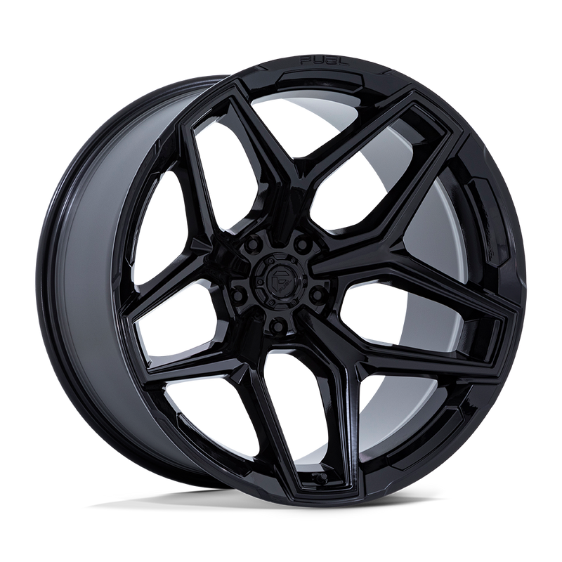 Fuel - FLUX - Black - Gloss Black - 18" x 9", 20 Offset, 6x139.7 (Bolt pattern), 106.1mm HUB