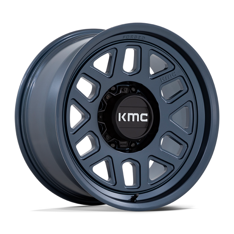 KMC Wheels - KM451 MESA FORGED MONOBLOCK - Metallic Blue - 18" x 9", -12 Offset, 8x170 (Bolt pattern), 125.10mm HUB