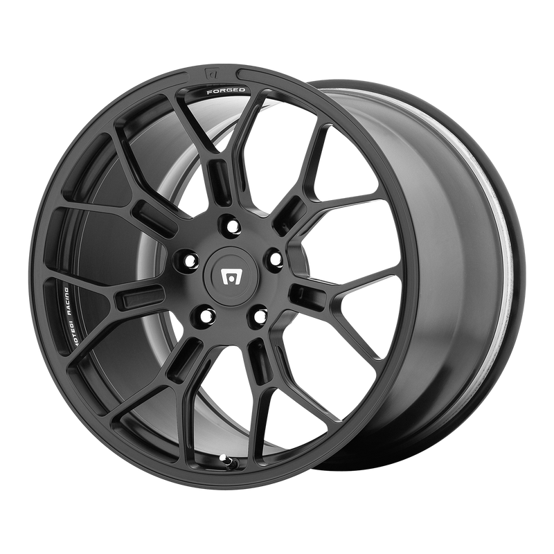 Motegi - MR130 TECHNO MESH - Black - Satin Black - 20" x 8.5", 48 Offset, 5x130 (Bolt pattern), 71.50mm HUB