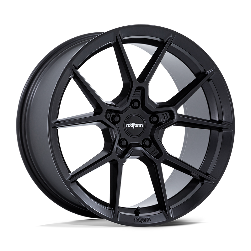 Rotiform - RC199 KPR - Black - Satin Black - 20" x 9", 25 Offset, 5x112 (Bolt pattern), 66.6mm HUB