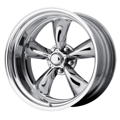 American Racing Vintage - VN474 GASSER - Polished - Two-Piece Polished - 18" x 8", -6 Offset, 5x114.3 (Bolt pattern), 72.60mm HUB
