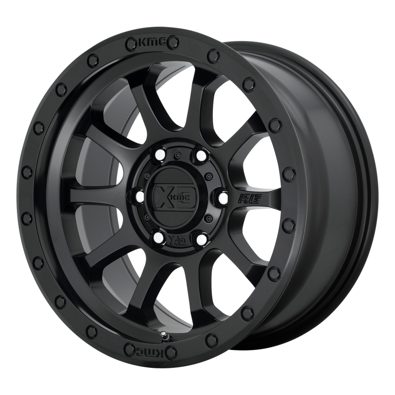 XD Series - XD143 RG3 - Black - Satin Black - 18" x 9", 0 Offset, 5x150 (Bolt pattern), 110.1mm HUB