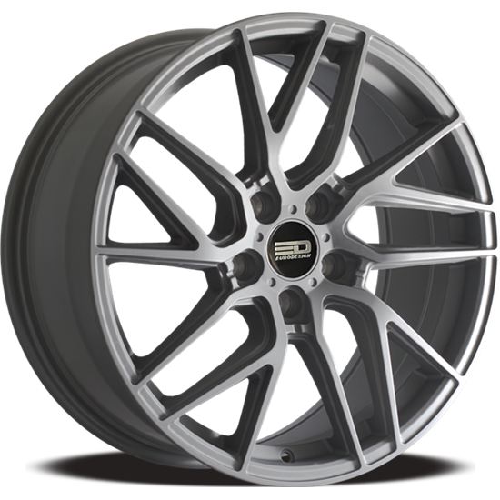 Euro Design - Tech - Gunmetal - Matte Gunmetal - 20" x 8.5", 30 Offset, 5x112 (Bolt pattern), 66.6mm HUB