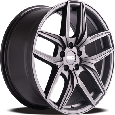 Euro Design - Forza - Gunmetal - Matte Gunmetal - 20" x 9", 34 Offset, 5x127 (Bolt pattern), 71.6mm HUB