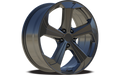 YKW Replicas - MF8 - Black - Gloss Black - 18" x 8", 40 Offset, 5x120 (Bolt pattern), 64.10mm HUB