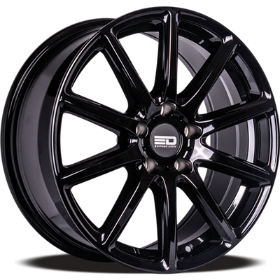 Euro Design - Legend - Black - Gloss Black - 19" x 8.5", 20 Offset, 5x112 (Bolt pattern), 66.6mm HUB