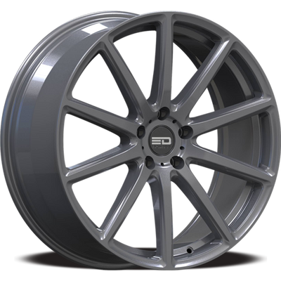 Euro Design - Legend - Gunmetal - Gloss Gunmetal - 17" x 7.5", 42 Offset, 5x112 (Bolt pattern), 57.1mm HUB