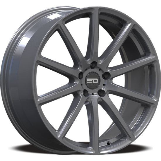 Euro Design - Legend - Gunmetal - Gloss Gunmetal - 17" x 7.5", 42 Offset, 5x112 (Bolt pattern), 57.1mm HUB