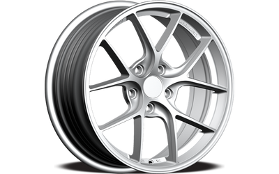 YKW Replicas - MF5 - Silver - 20" x 8.5", 35 Offset, 5x114.3 (Bolt pattern), 72.60mm HUB