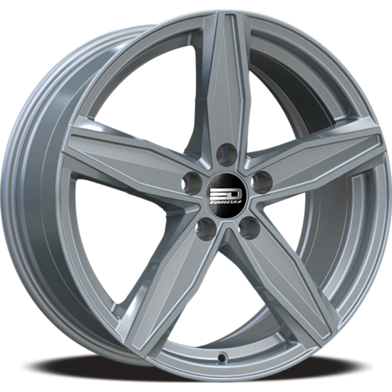 Euro Design - Berlin - Silver - 17" x 7.5", 40 Offset, 5x120 (Bolt pattern), 64.10mm HUB