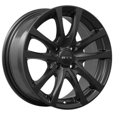 RTX Wheels - IX002 - Black - Gloss Black - 15" x 6.5", 40 Offset, 4x100 (Bolt pattern), 73.1mm HUB