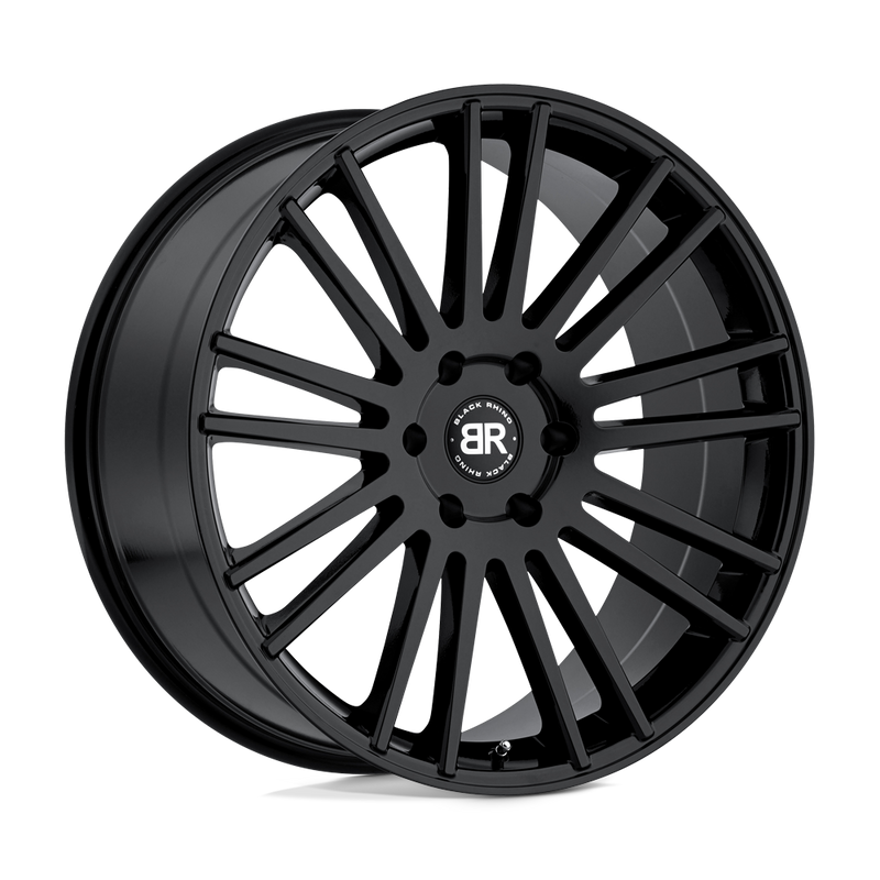 Black Rhino - KRUGER - Black - Gloss Black - 22" x 9.5", 20 Offset, 5x139.7 (Bolt pattern), 78.1mm HUB