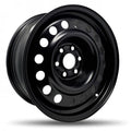 DTD - Steel - Black - Gloss Black - 16" x 7", 25 Offset, 6x114.3 (Bolt pattern), 66.1mm HUB