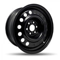 DTD - Steel - Black - Gloss Black - 17" x 7", 25 Offset, 6x114.3 (Bolt pattern), 66,10mm HUB