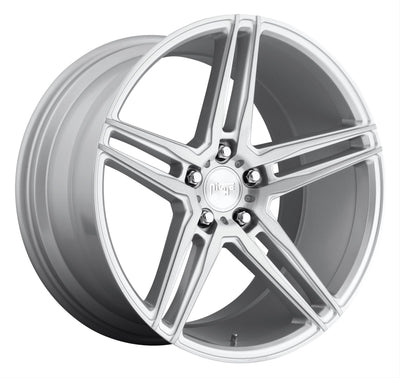 Niche - M170 TURIN - Silver - Gloss Silver Machined - 18" x 8", 40 Offset, 5x114.3 (Bolt pattern), 72.56mm HUB