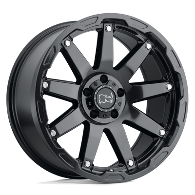 Black Rhino - OCEANO - Black - Gloss Gun Black with Stainless Bolts - 17" x 9.5", 12 Offset, 6x135 (Bolt pattern), 87.1mm HUB