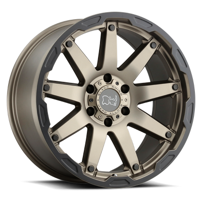 Black Rhino - OCEANO - Bronze - Matte Bronze with Black Ring - 20" x 9.5", 12 Offset, 5x150 (Bolt pattern), 110.1mm HUB