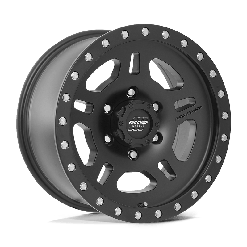 Pro Comp - PA29 LA PAZ - Black - Satin Black - 16" x 8", 0 Offset, 6x139.7 (Bolt pattern), 106.10mm HUB