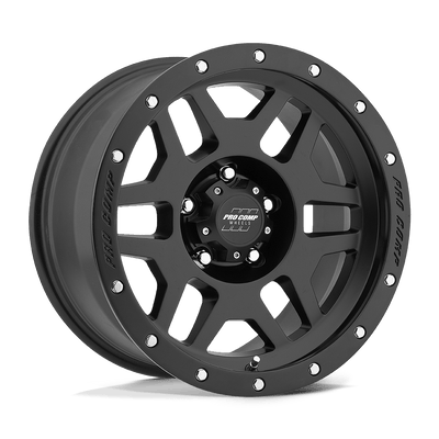 Pro Comp - PA41 PHASER - Black - Satin Black - 20" x 9", 6 Offset, 5x139.7 (Bolt pattern), 108mm HUB