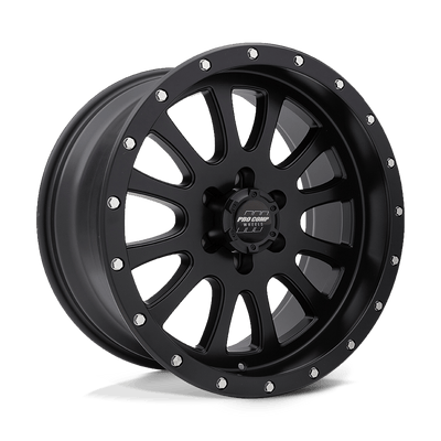 Pro Comp - PA44 SYNDROME - Black - Satin Black - 17" x 9", -6 Offset, 6x139.7 (Bolt pattern), 106.10mm HUB