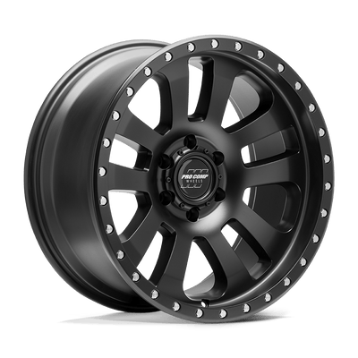 Pro Comp - PA46 PRODIGY - Black - Matte Black - 17" x 9", -6 Offset, 5x127 (Bolt pattern), 71.50mm HUB