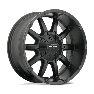 Pro Comp - PA50 GAUGE - Black - Satin Black - 20" x 9", -12 Offset, 6x135/139.7 (Bolt pattern), 108.00mm HUB